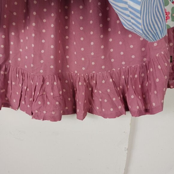 Matilda Jane Country Skirt Layered Tiered Ruffled Pockets Stripe Sm Countrycore - Picture 9 of 9